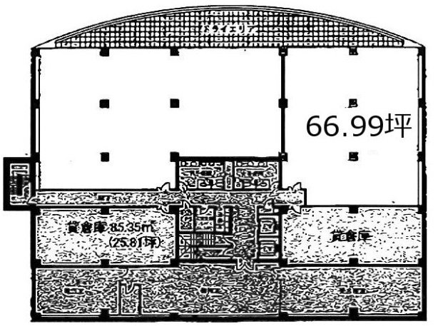 高田馬場TSビルB1F 間取り図