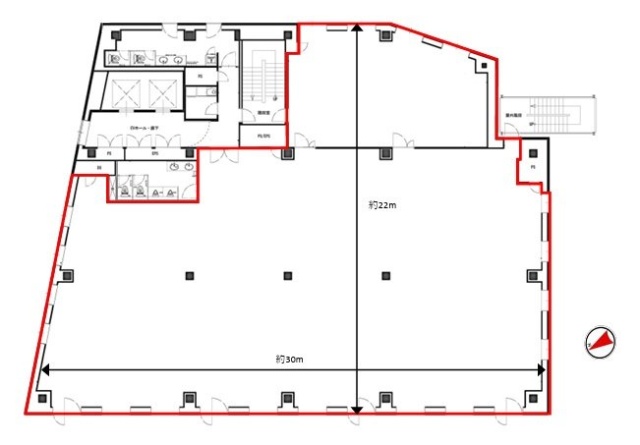 ダイヤモンドビル2F 間取り図