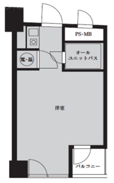 スターコート日本橋604 間取り図