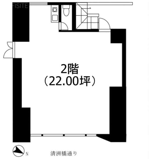 VCT(ビクト)ビル2F 間取り図