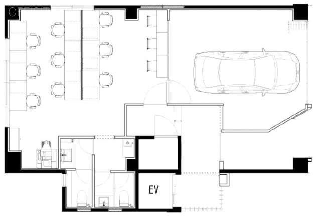 四谷NSビル1F 間取り図