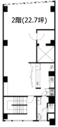 TSKビル2F 間取り図