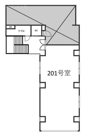 中川ビル201 間取り図