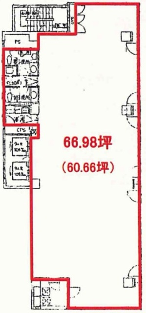 Daiwa築地ビル5F 間取り図