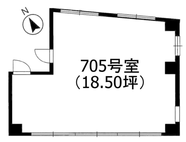 ユニオン小石川第一ビル705 間取り図