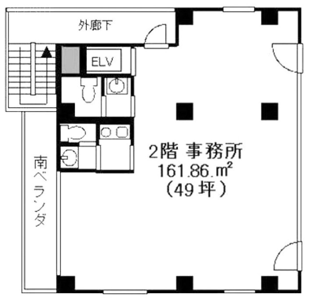 スゴーアネックスビル2F 間取り図