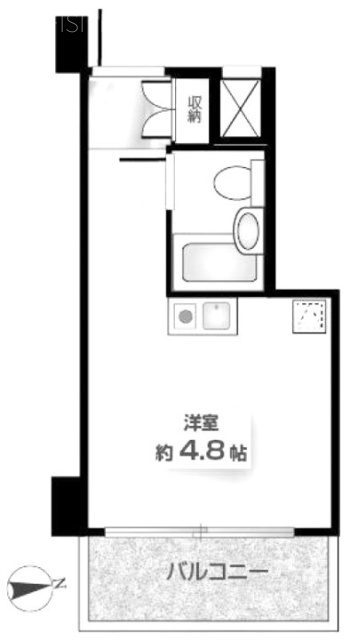 エスカイア浜田山ビル5F 間取り図