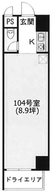 藤和半蔵門コープ104 間取り図