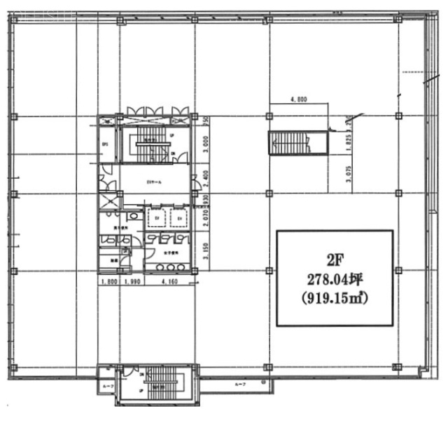 JPT元町ビル2F 間取り図