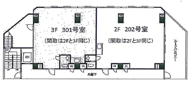 藤和シティコープ高円寺南301 間取り図