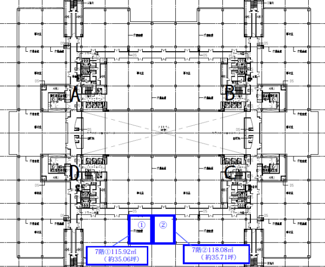 東京ファッションタウン(TFTビル東館)1 間取り図