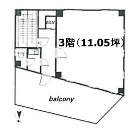 光ビル3F 間取り図