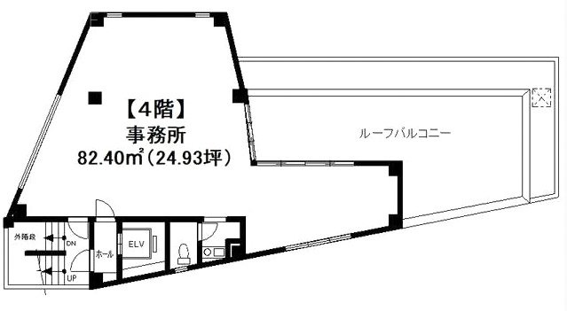 上田ビル4F 間取り図