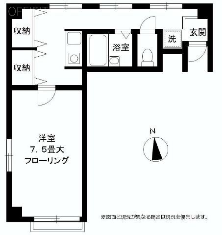 カフェドールビル502 間取り図