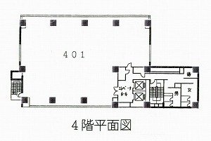 KDX銀座一丁目ビル4F 間取り図