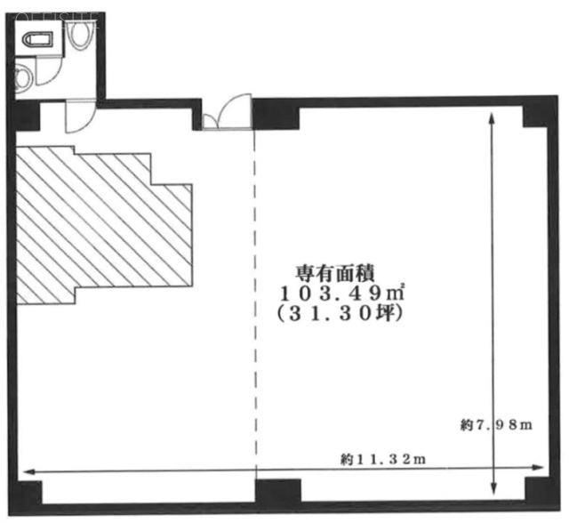 池袋本町ビルB1F 間取り図