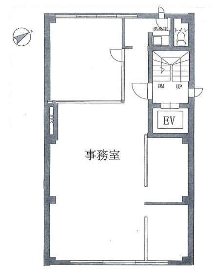 サンフラット飯倉ビル3F 間取り図