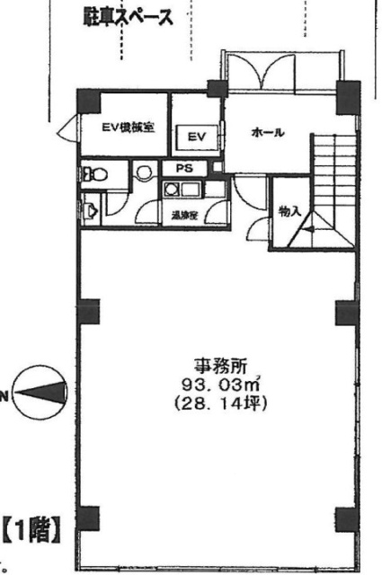 ホワイト・バールチ1F 間取り図