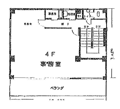土井ビル4F 間取り図