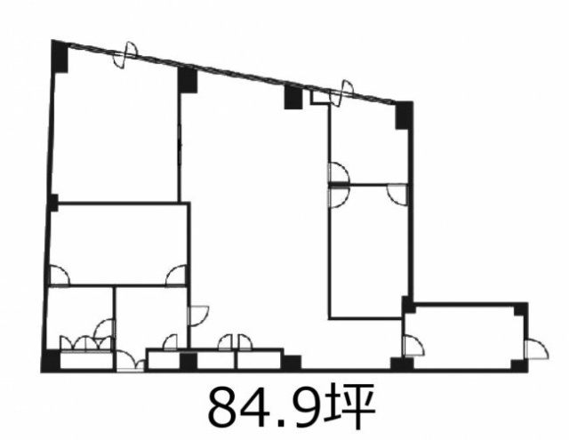 SKI赤坂ビル3F 間取り図