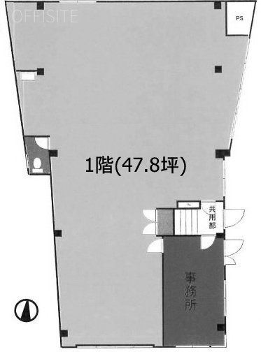 笹沼ビル1F 間取り図