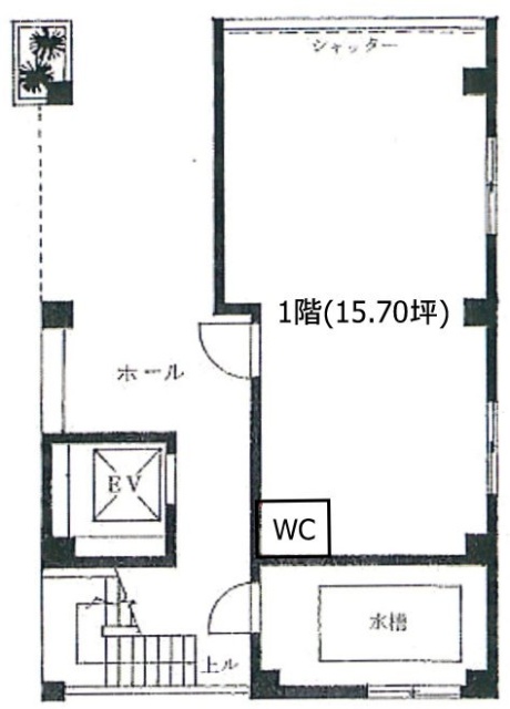 クラウンハイツ1F 間取り図