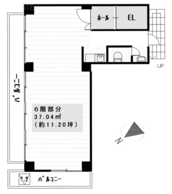 栄ビル6F 間取り図