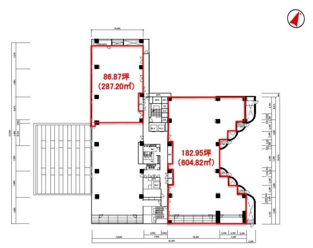 Daiwa赤坂ビル3F 間取り図