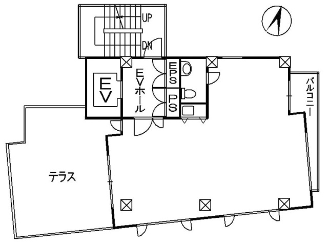 サザンキャッスルビル4F 間取り図