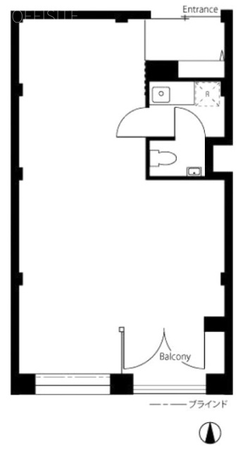 ワイエスガーデン303 間取り図