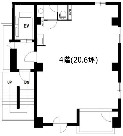 代官山斎金ビル401 間取り図