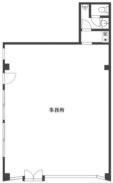 桂城ビル1F 間取り図