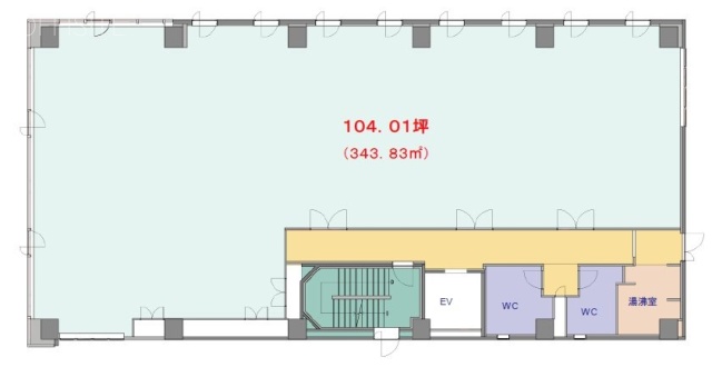 IEIイマス高輪ビル3F 間取り図