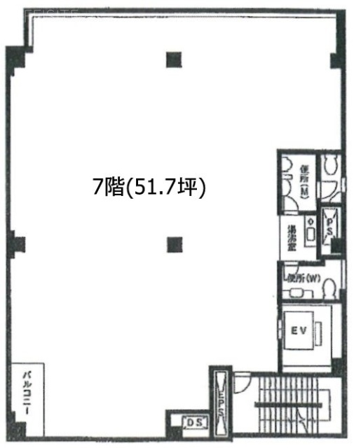 IMCビル新橋7F 間取り図