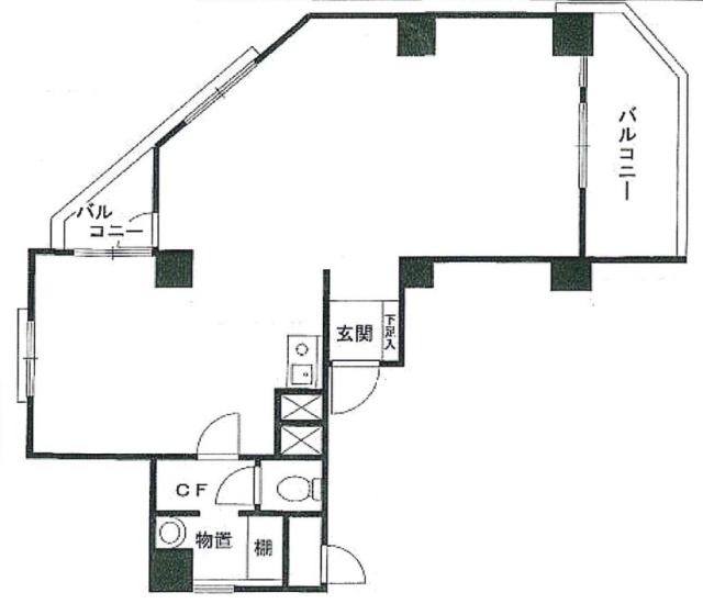 ライオンズマンション南平台1007 間取り図