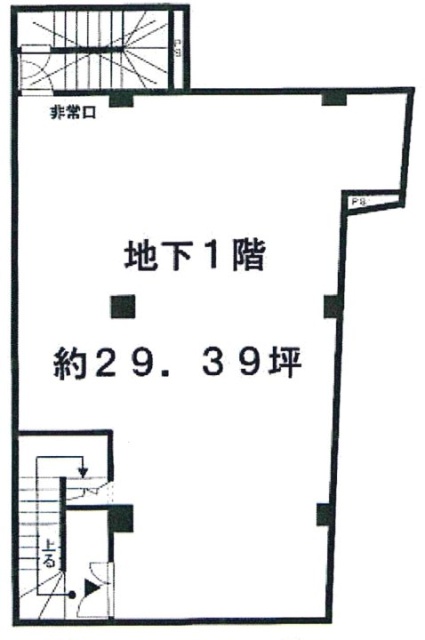 十条ホワイトビルB1F 間取り図