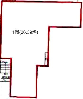 祐天寺ビル1F 間取り図