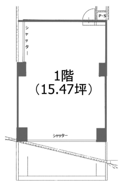 プチメゾン大町1F 間取り図