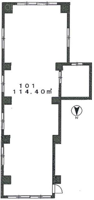 岡本ビル1F 間取り図