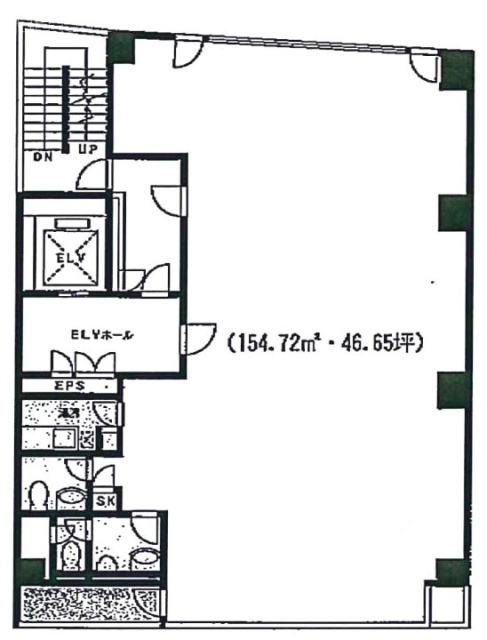 アクアテルースUⅡ9F 間取り図