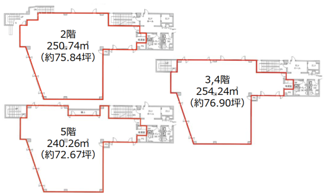 HB平河町ビル4F 間取り図