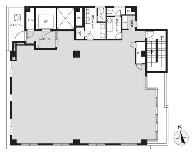 VORT浜松町Ⅱ10F 間取り図