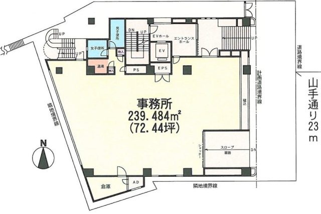 中目黒杉田ビル1F 間取り図