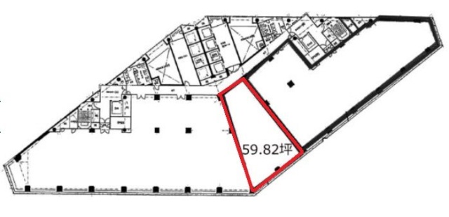 西新宿プライムスクエア4F 間取り図