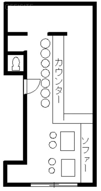 ベルビル2F 間取り図