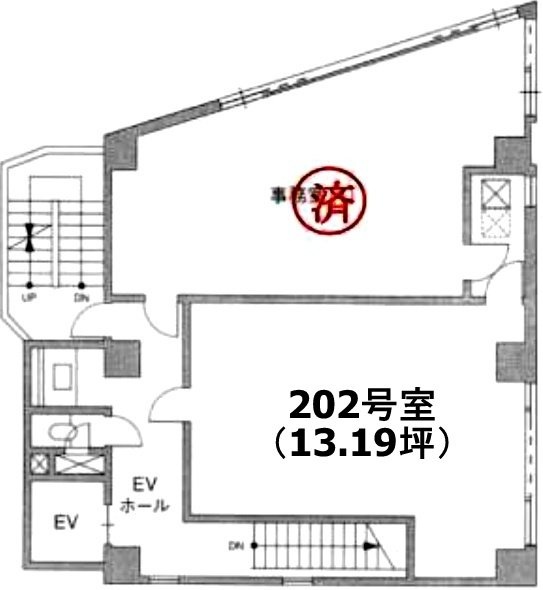 田島ビル202 間取り図