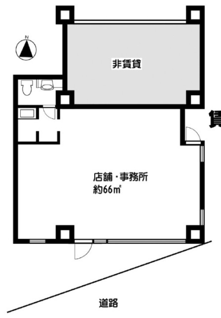 常栄ビル1F 間取り図