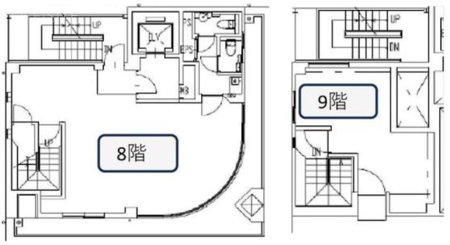K・Hビル8~9F 間取り図