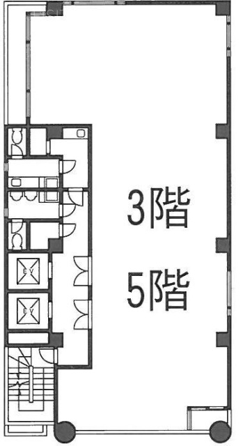 22山京ビル5F 間取り図