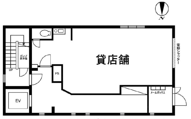 島田ビル1F 間取り図